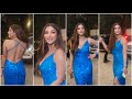 Ohh My God Pishachini Nyra Banerjee Looking Too Hot In Blue Arrives At Biggest Celebrity Party Bash