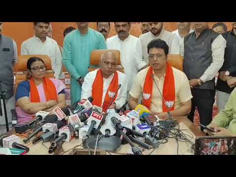 भाजपा के राष्ट्रीय महामंत्री, प्रदेश प्रभारी व सांसद श्री बिप्लब कुमार देब की बाइट 