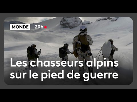 French Alpine troops on a war footing
