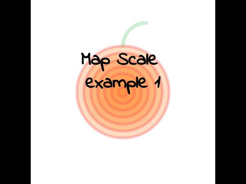 Map Scales Example 1