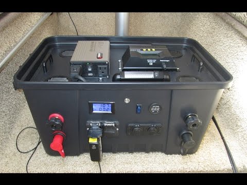 V1 P1 DIY Portable Solar Power Generator - Wiring Schematic, Parts List, FAQ Sheet Provided