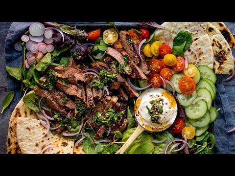 Chimichurri Steak Salad + the BEST Chimichurri sauce recipe