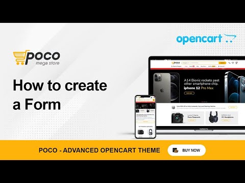 How to use form builder | Opencart Poco theme