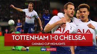 Tottenham 1-0 Chelsea | Carabao Cup Semi-Final | Highlights