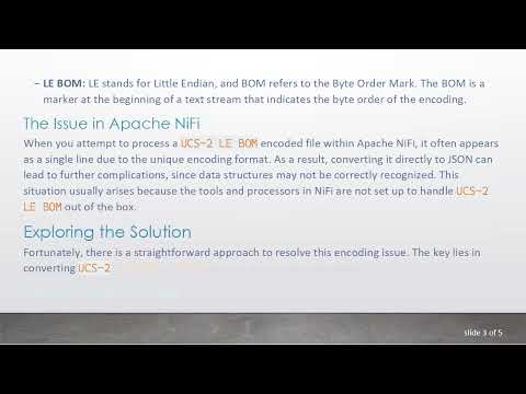 Solving the Problem of Reading UCS-2 LE BOM Encoded Files in Apache NiFi