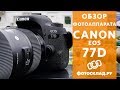 Фотокамера Canon EOS 77D Body черный - Видео