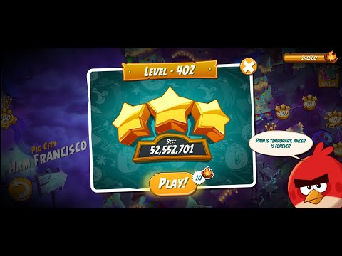 Angry Birds 2 | Rescuer | Level 402 | Hitting Fun | Angry Bird 2 Show