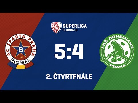 Highlights: ACEMA Sparta Praha - FbŠ Bohemians 5:4