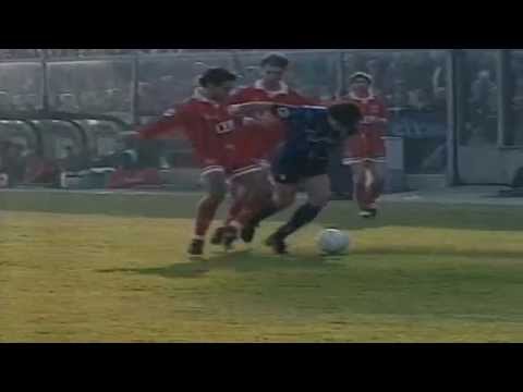 Serie A 1996-1997, day 22 Atalanta - Perugia 2-2 (Sgrò, Giunti, Negri, Lentini)
