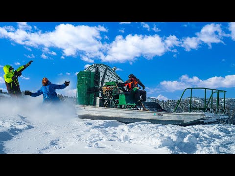 Is This Airboat The Most Capable Snow Travel Vehicle? This Will Blow Your Mind!