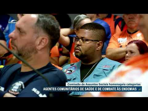 CAS homenageia agentes comunitários de saúde e de combate às endemias