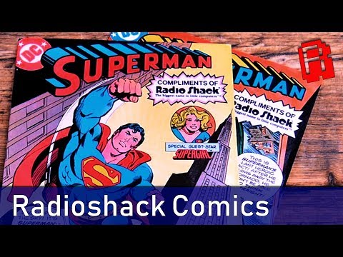 Radioshack saves Superman - TRS80 DC Comics