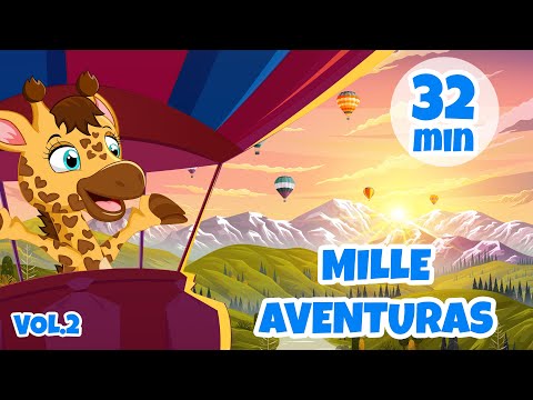 Mille Aventuras Vol.2 - Giramille 32 min | Desenho Animado Musical