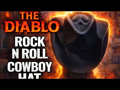 The DIABLO rock n roll style western hat! 