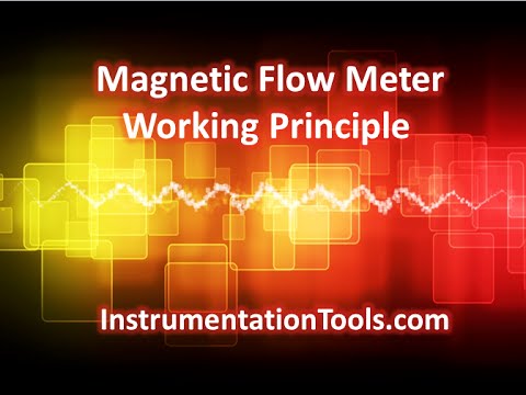 Magnetic flow meter working principle