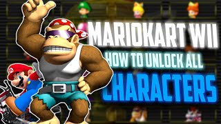 Mario Kart Wii - How To Unlock All Characters (2021)