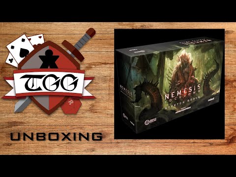 Nemesis Lockdown Stretch Goals Board Game Unboxing