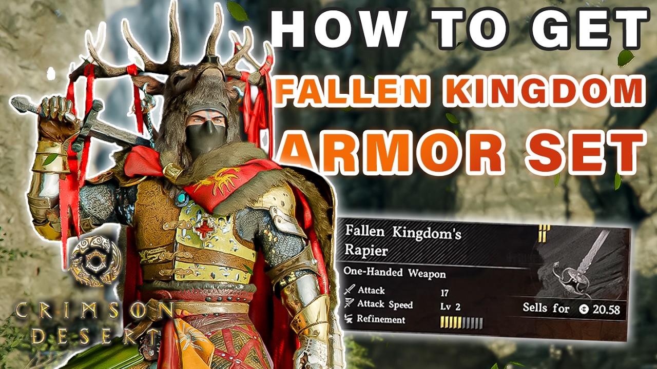 How to get Fallen Kingdom Armor Set in Hernand Region ► Crimson Desert