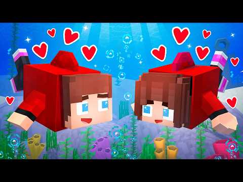 JJ and FISH GIRL - Love Story - Maizen Minecraft Animation
