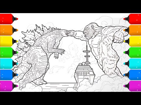 Coloring Sheets Godzilla