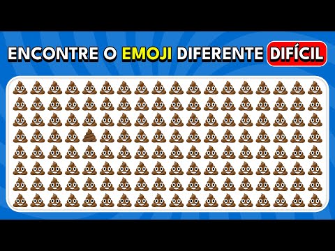 Encontra o Emoji Diferente - Edição Extrema 🤩🔥💩 | Abelha De Teste