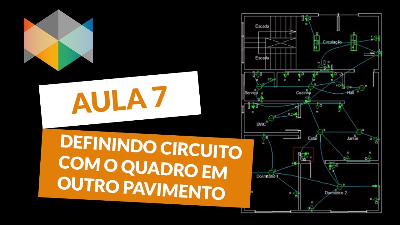 Aula 07 - Minicurso QiElétrico – Definindo circuito com o quadro em outro pavimento