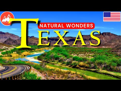 The Natural Wonders of Texas -PART 1 | The Most Amazing Places in Texas  |  Travel Video 4K