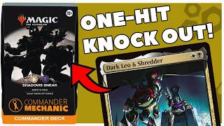 This Dark Leo & Shredder BUDGET Commander deck can ONE-SHOT opponents!