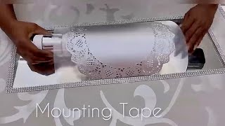 WHO KNEW DOILIES CAN BE USED ON WALLS?! Doilies DIY WALL DECOR IDEA to tryout!