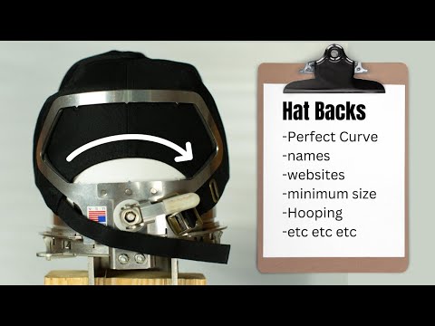 Week 38- The perfect curve - Back of hat embroidery