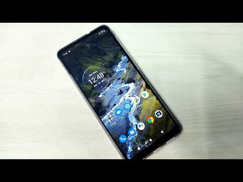 How to Turn OFF or ON auto screen rotation in Motorola Moto G71 5G