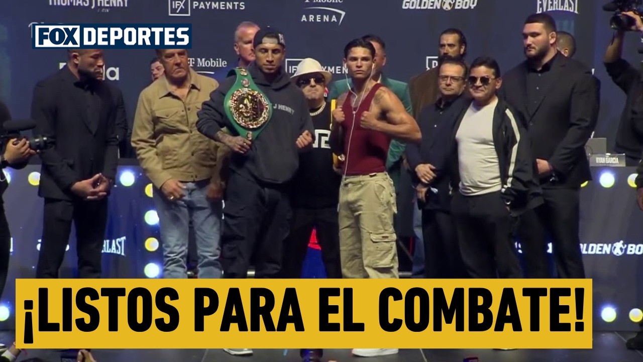 🥊💥 BARRIOS VS GARCÍA | Mario y Ryan se encaran tras la conferencia de prensa | Boxeo