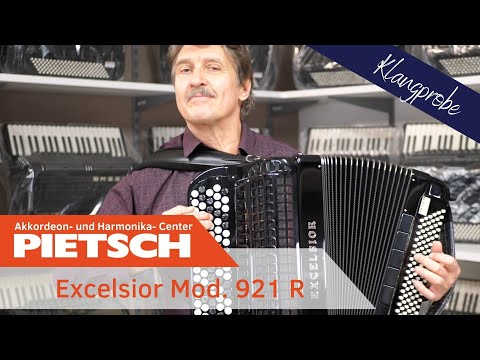 Akkordeon - Excelsior Mod. 921 R - B-Griff - Klangprobe