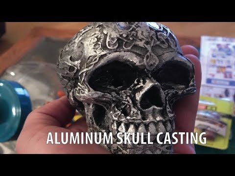 Casting Aluminum Celtic Skull From Start to finish