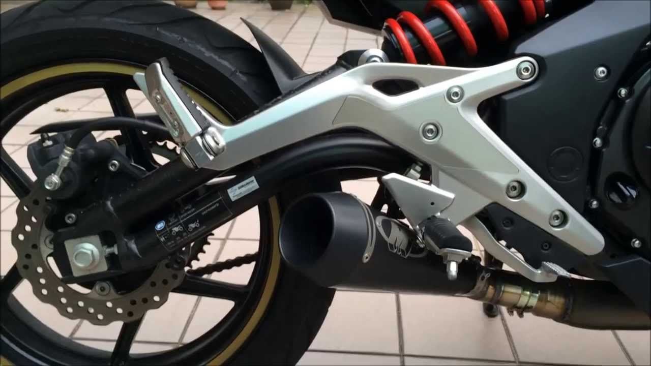 Kawasaki ER6N M4 GP Exhaust
