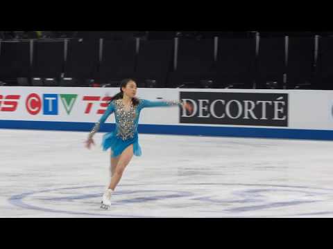 Rika Kihira FS Practice at Skate Canada 2019