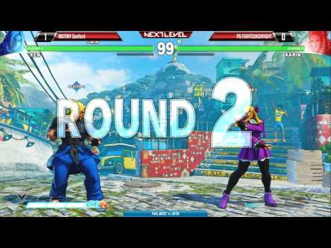 Street Fighter 5 Tournament: Next Level Battle Circuit V.25 - Sanford (Ken) vs Coach Steve (Karin)