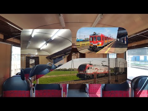 Przejazd EN57-612 na odcinku Łódź Fabryczna - Koluszki 24.04.2023