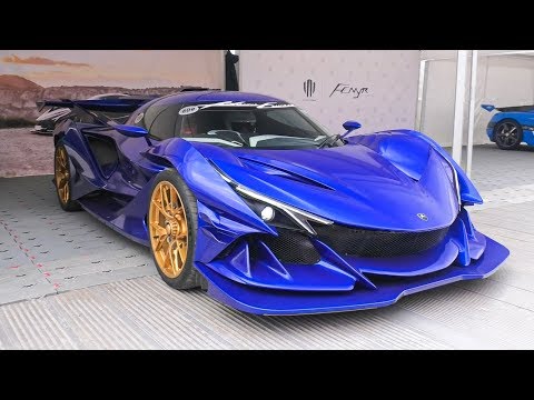 $3 Million APOLLO INTENSA EMOZIONE doing Burnouts, Donuts and LOUD REVVS at Goodwood FOS 2019