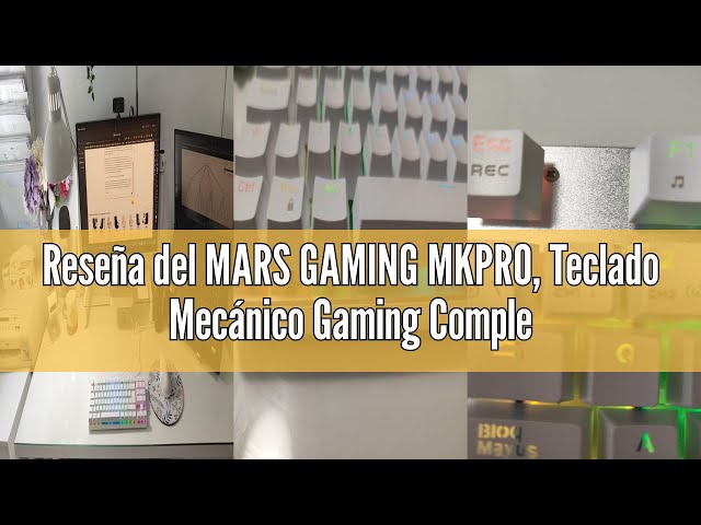 Vídeo relacionado con Mars Gaming MKPRO, US, Teclado Mecánico Gaming Completo, RGB Chroma, Switches Hot-Swap Mecánicos, Antighosting, Rueda de Control, Software, Multiplataforma, Switch Silent, Negro