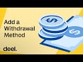 How to add a withdrawal method