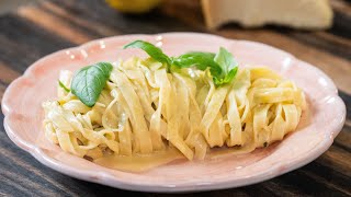 Lemon & Basil Fettuccine