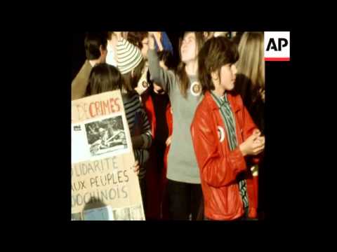 SYND 15-10-72 ANTI-VIETNAM WAR DEMONSTRATION BY LEFT-WING GROUPS