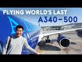Flying the World’s Last Airbus A340-500 - Azerbaijan Airlines (AZAL)