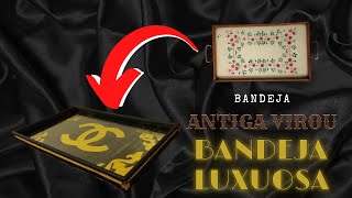 Artesanato passo a passo: Tutorial reforma de bandeja!