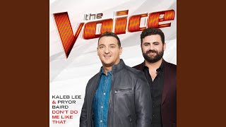 Don’t Do Me Like That (The Voice Performance)