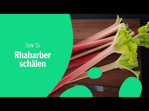 Rhabarber schälen – Migusto How to