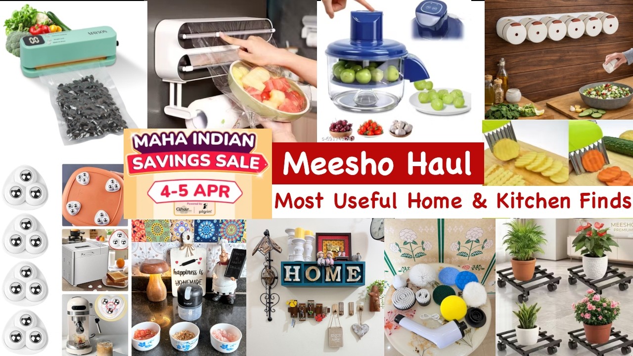 15+ MEESHO Home & Kitchen Must Have Products l SIMPLIFY your Space with Meesho starting at 100/-