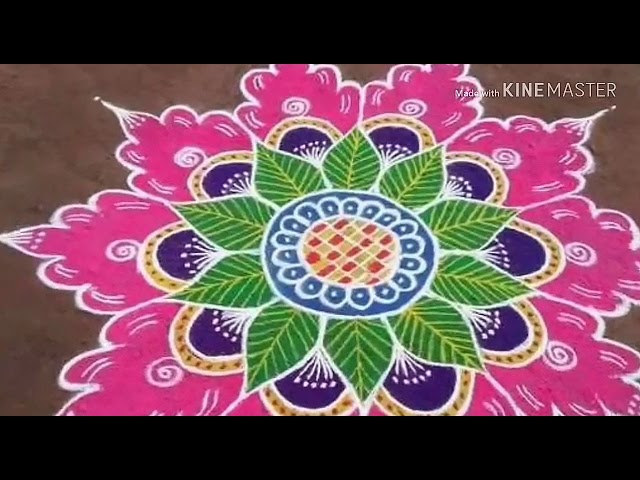 Rangoli design for festivals by delta rangoli