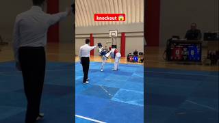 Taekwondo knockout kick 😱 #taekwondo #kick #knockout #tkd #youtubeshorts #shorts #martialarts #views